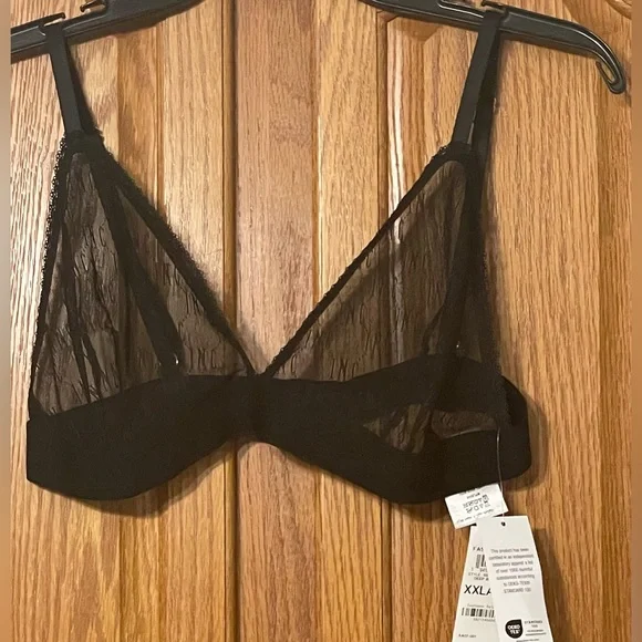 I.N.C. International Concepts Women's Monogram Bralette Sheer Bralette - Picture 2 of 4